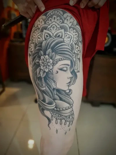 Portfólio de Tatuagens - Cabelo - 32