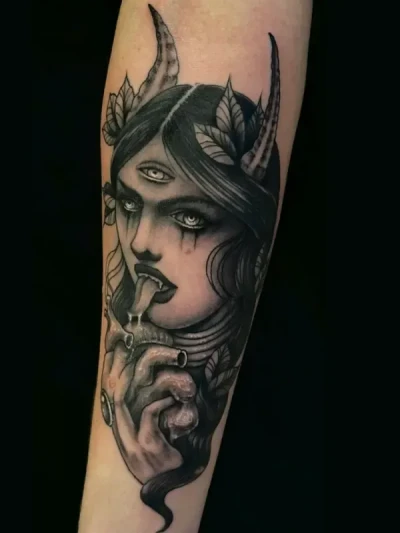 Portfólio de Tatuagens - Cabelo - 33