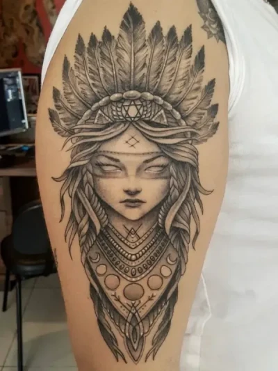 Portfólio de Tatuagens - Cabelo - 37